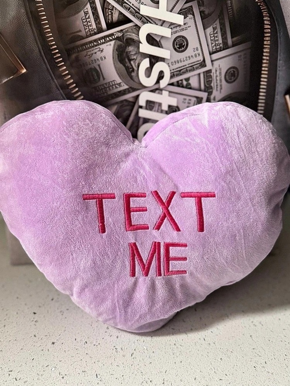 Purple Heart Accent Pillow